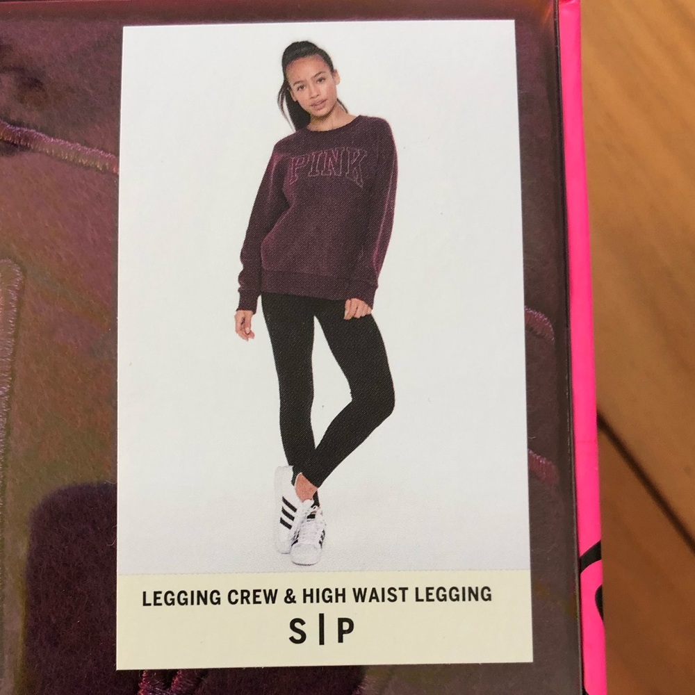 NWT VS PINK levying and sweatshirt box set
